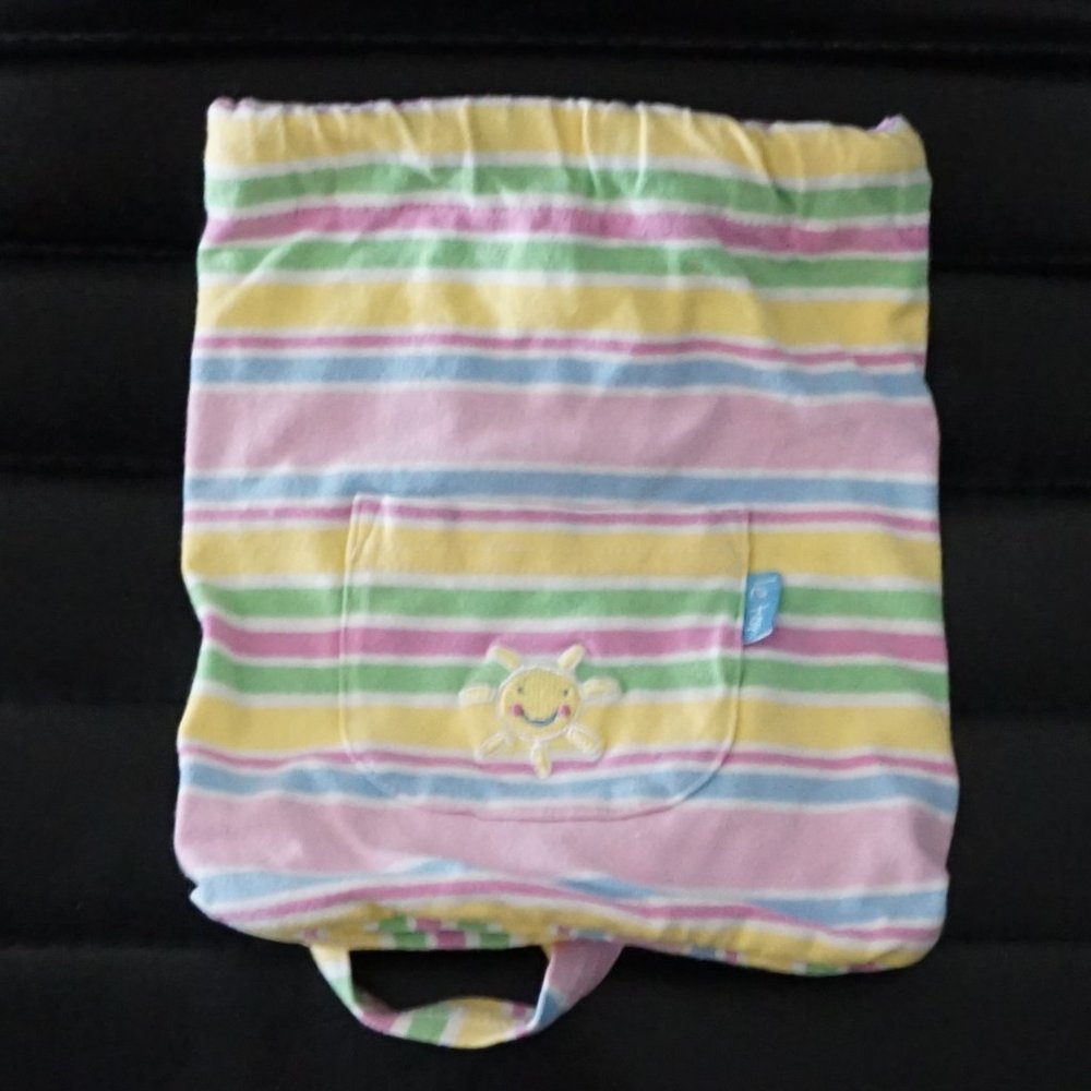 Le Top Drawstring type Backpack Bag Purse Childs size 3 4 5 6